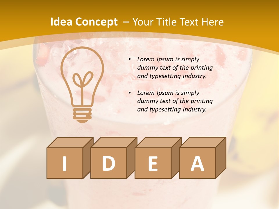 Slice Sweet Glass PowerPoint Template