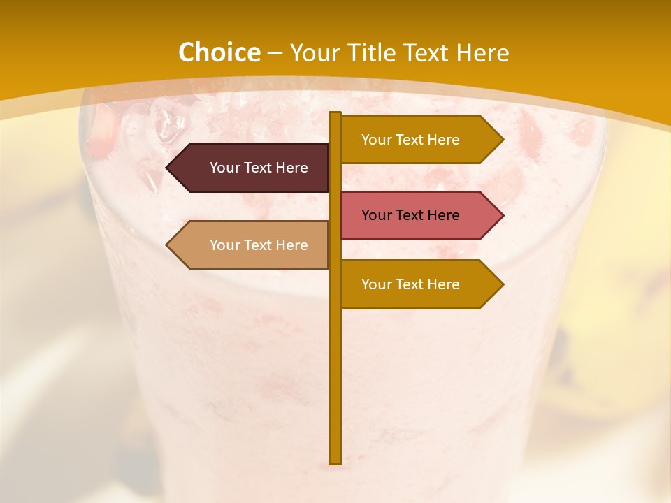 Slice Sweet Glass PowerPoint Template