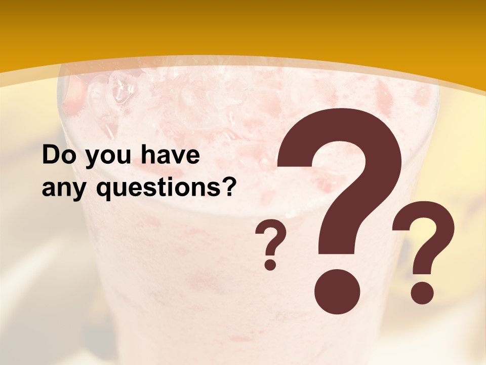 Slice Sweet Glass PowerPoint Template