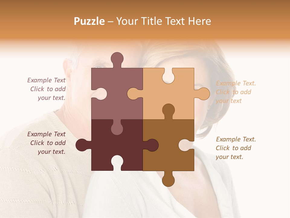 Family Pensioner Mature PowerPoint Template