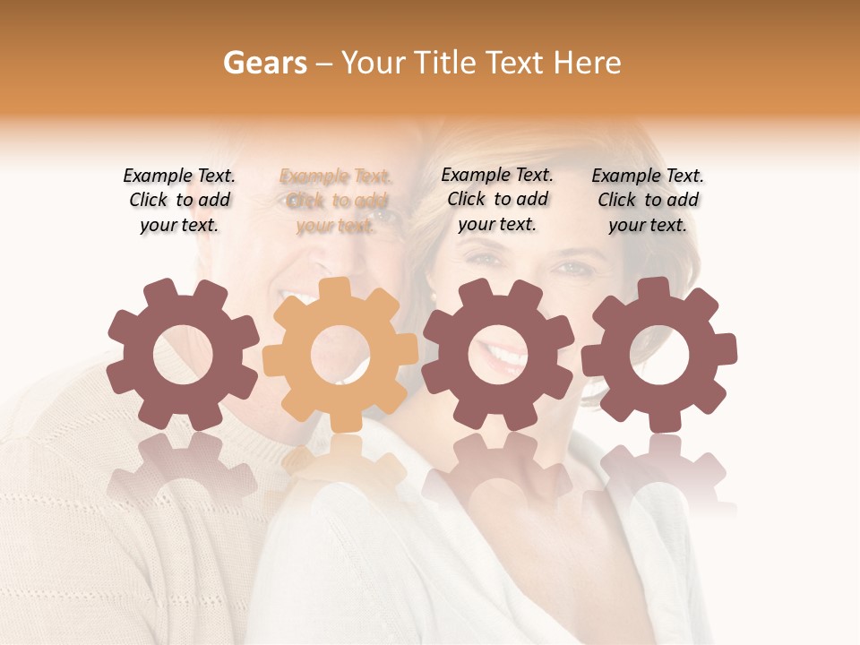 Family Pensioner Mature PowerPoint Template