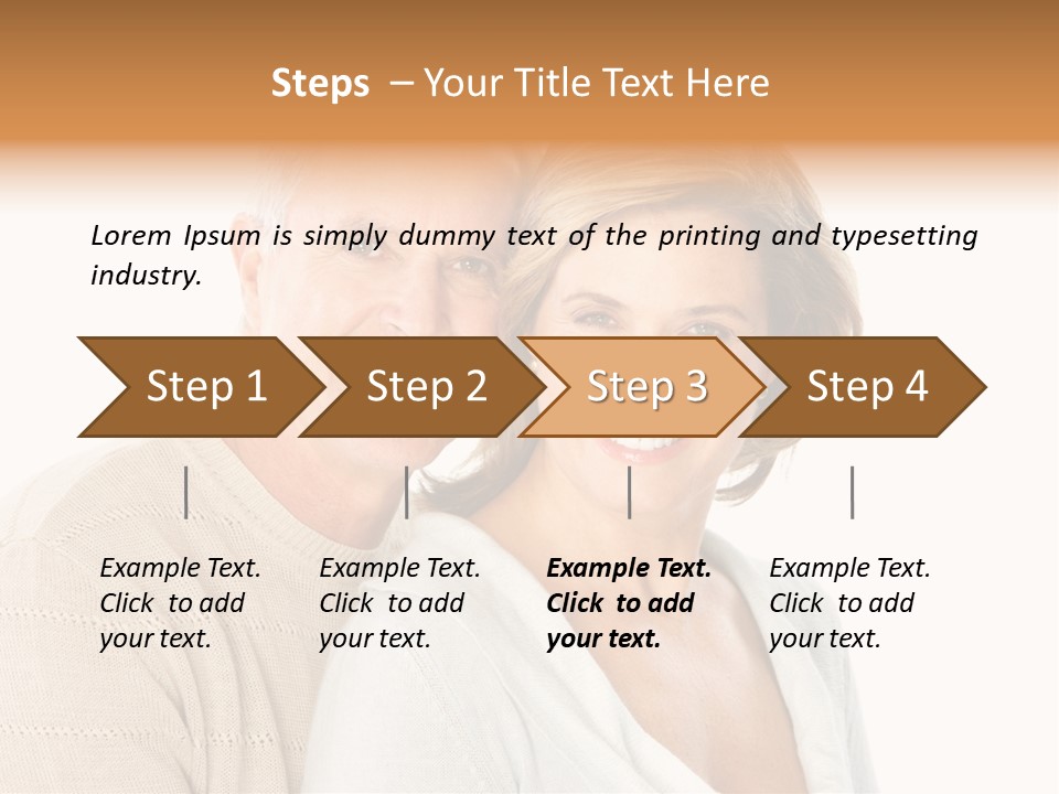 Family Pensioner Mature PowerPoint Template