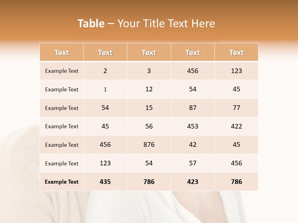 Family Pensioner Mature PowerPoint Template