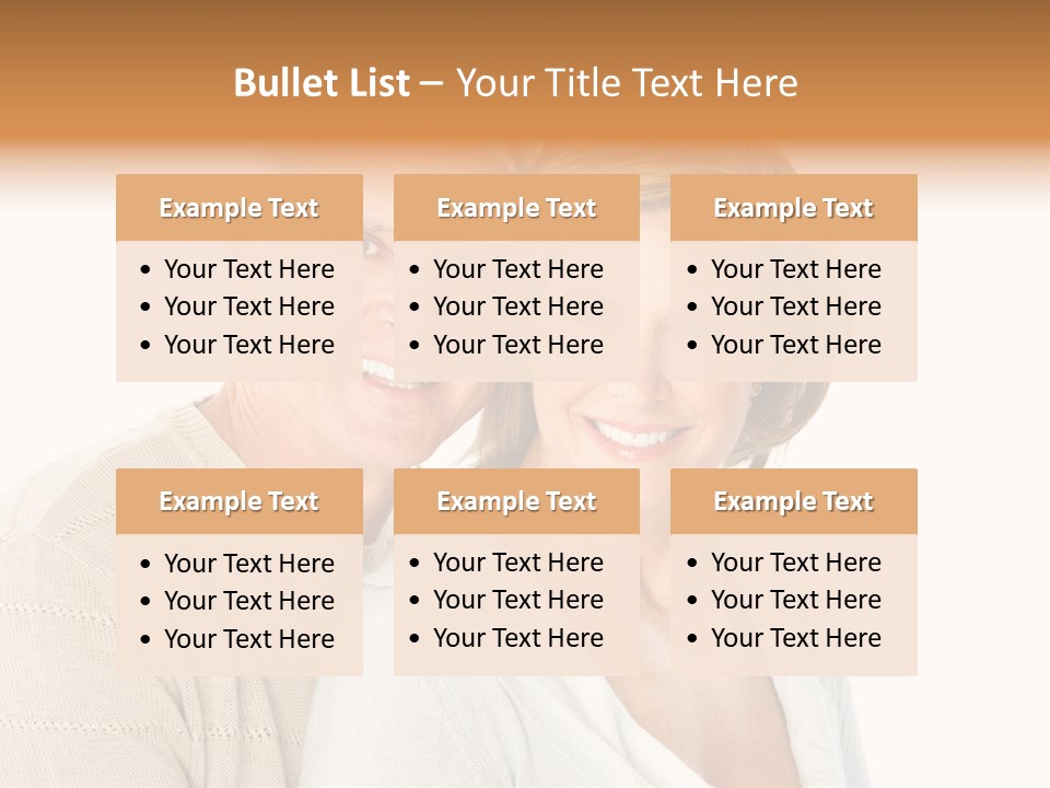 Family Pensioner Mature PowerPoint Template