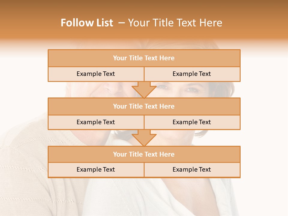Family Pensioner Mature PowerPoint Template