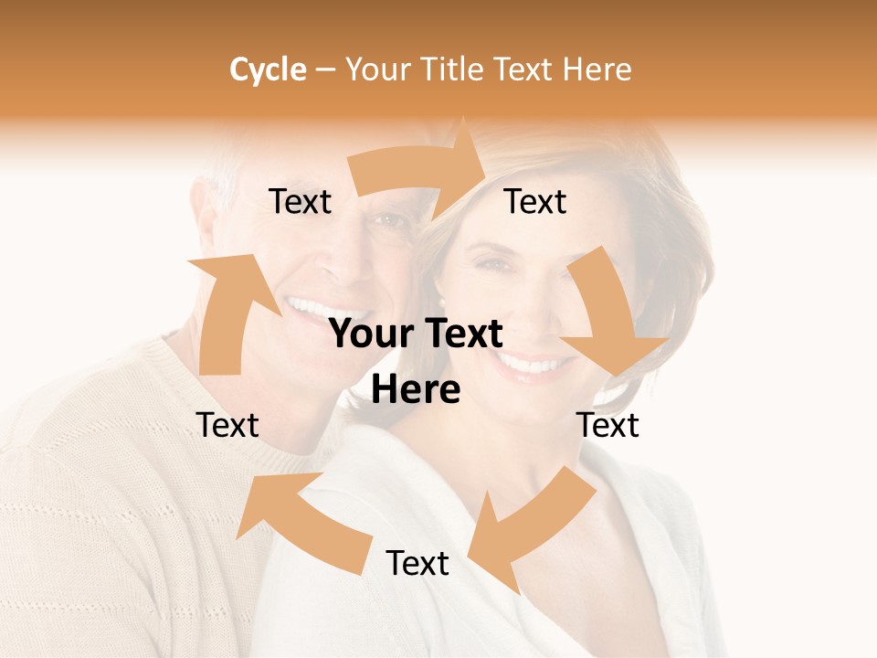 Family Pensioner Mature PowerPoint Template