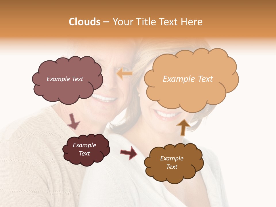 Family Pensioner Mature PowerPoint Template