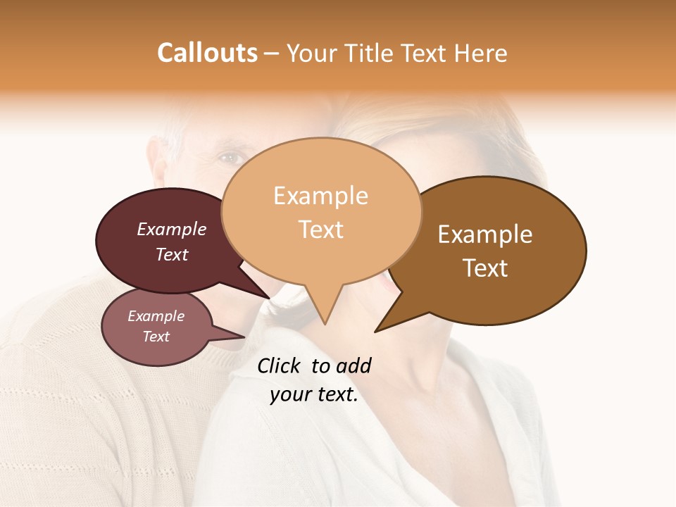 Family Pensioner Mature PowerPoint Template