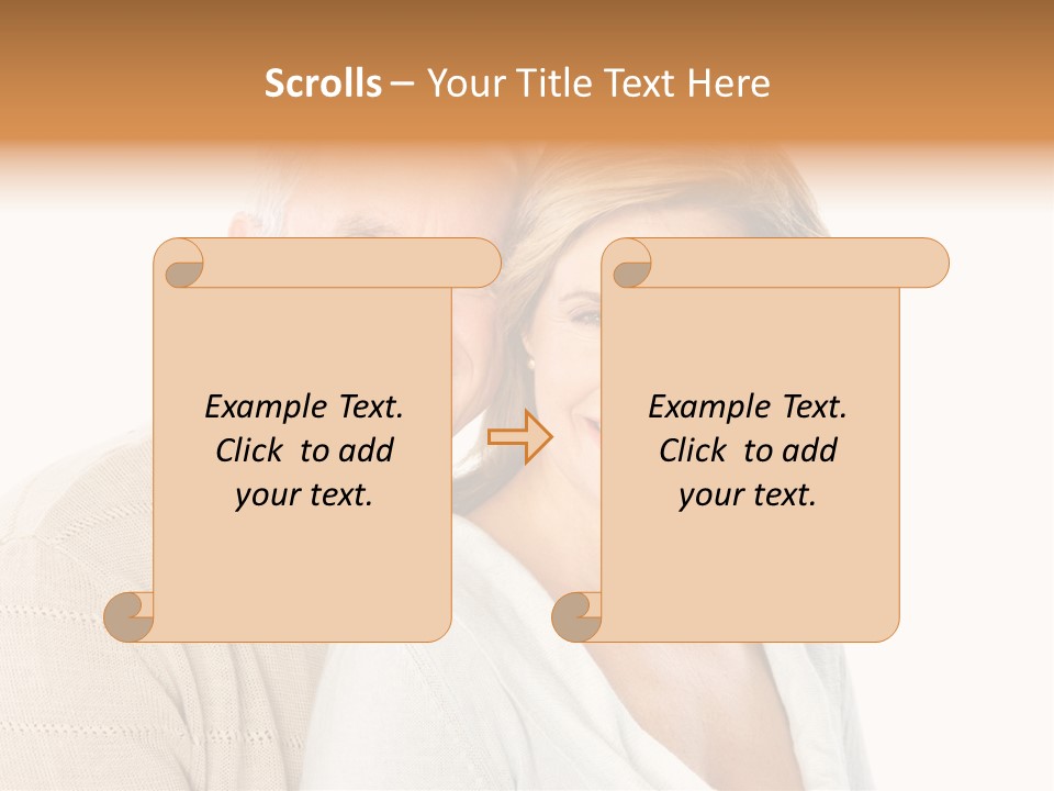 Family Pensioner Mature PowerPoint Template