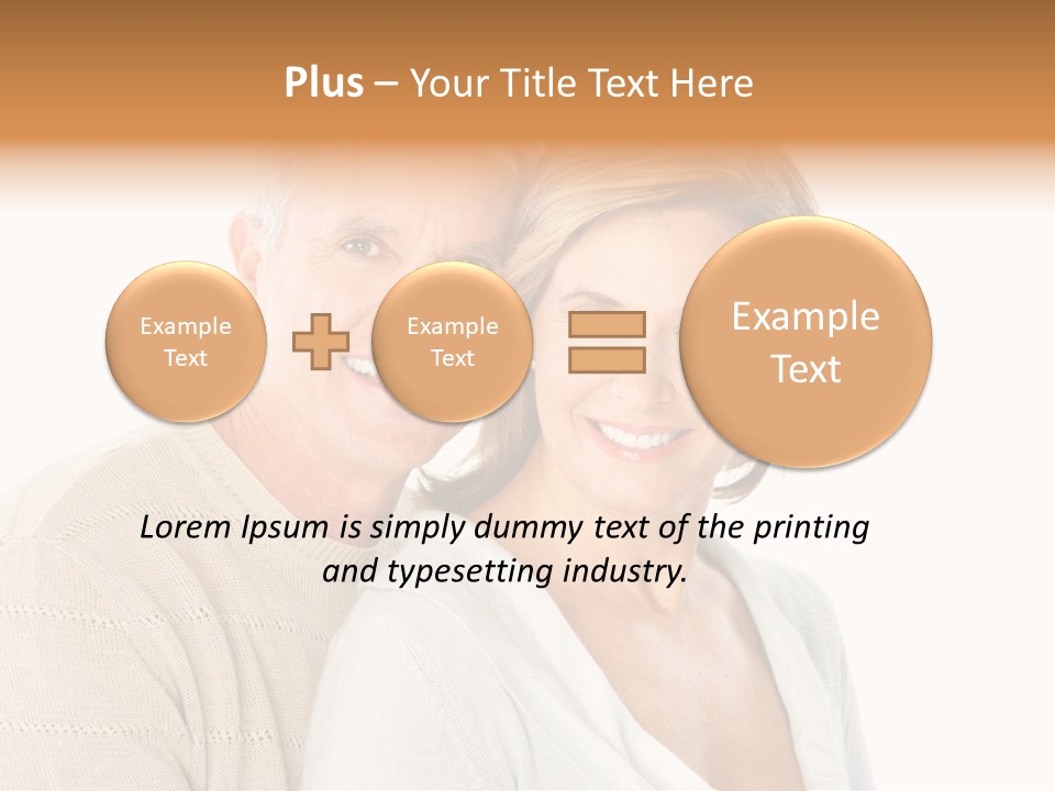 Family Pensioner Mature PowerPoint Template