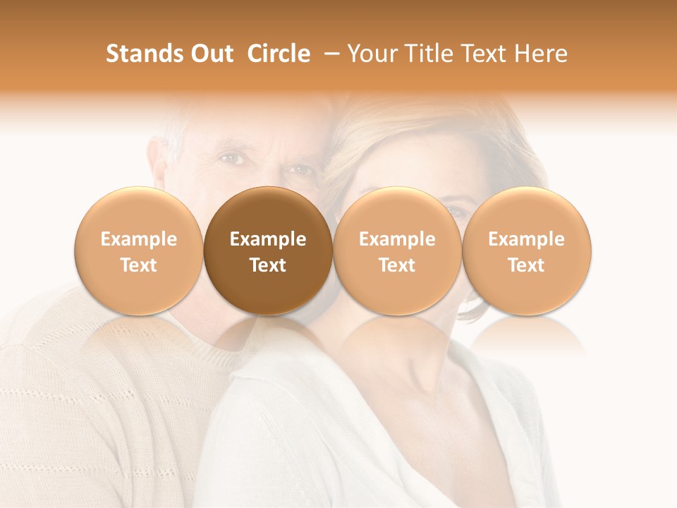 Family Pensioner Mature PowerPoint Template