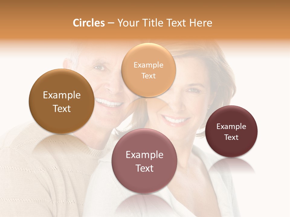 Family Pensioner Mature PowerPoint Template