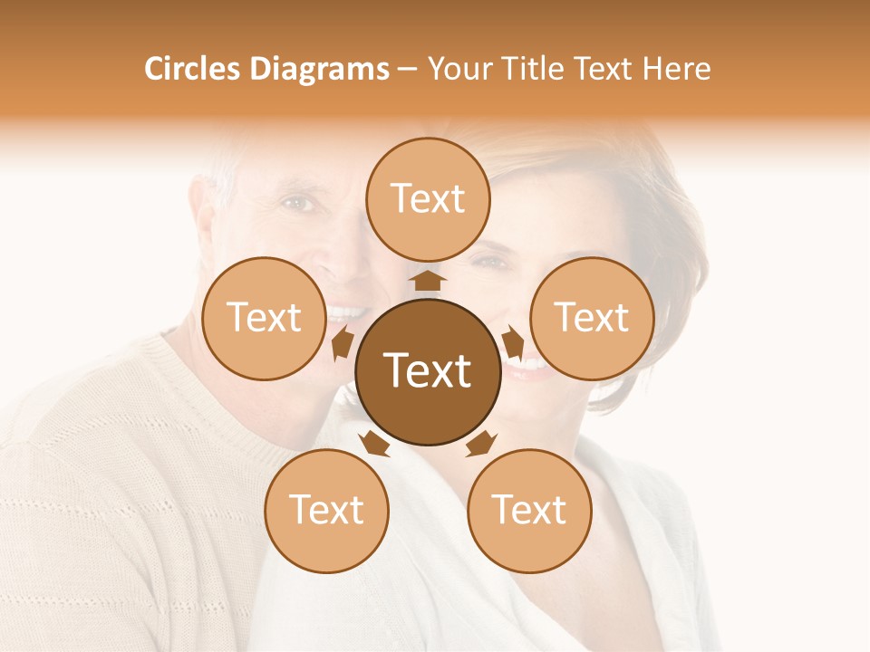 Family Pensioner Mature PowerPoint Template