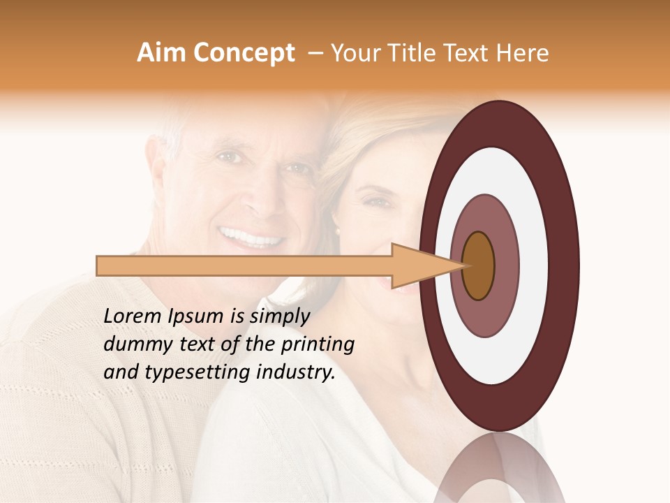 Family Pensioner Mature PowerPoint Template