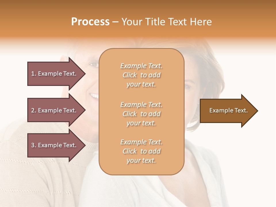 Family Pensioner Mature PowerPoint Template