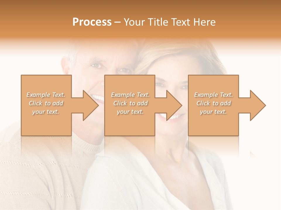 Family Pensioner Mature PowerPoint Template