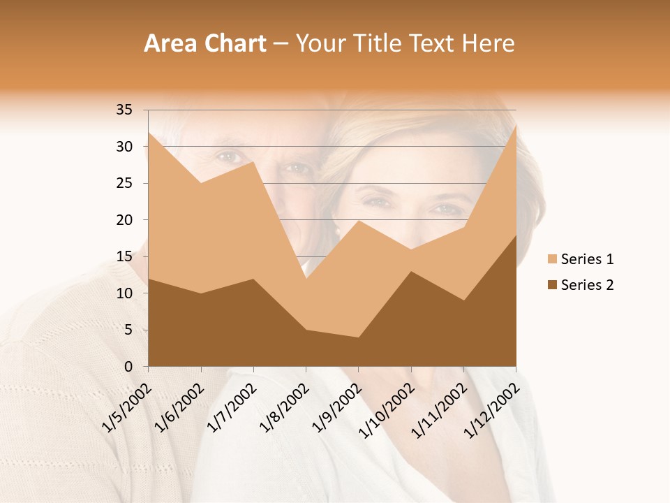 Family Pensioner Mature PowerPoint Template