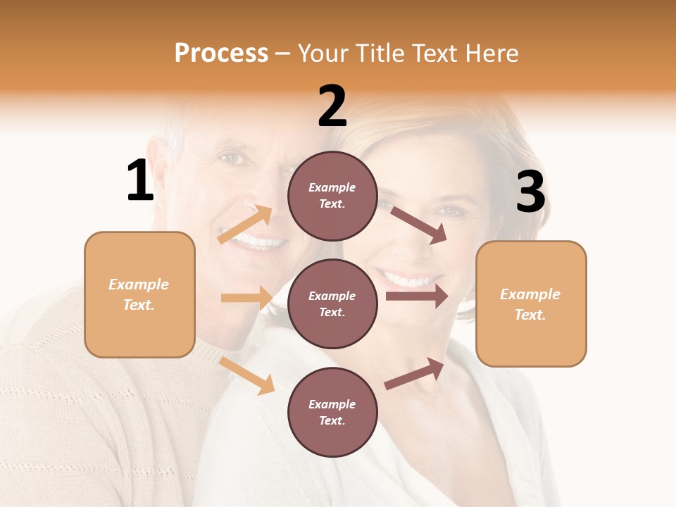 Family Pensioner Mature PowerPoint Template