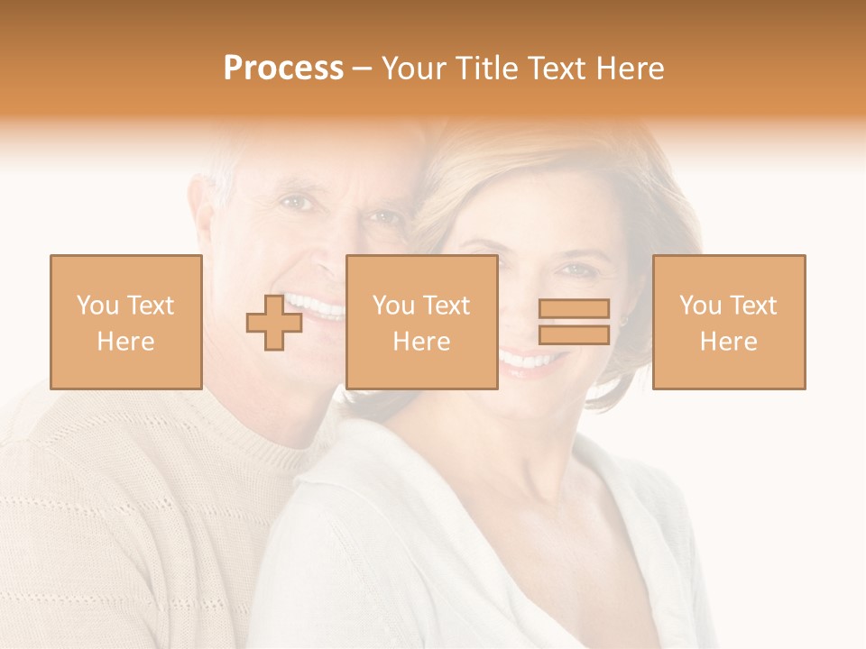 Family Pensioner Mature PowerPoint Template