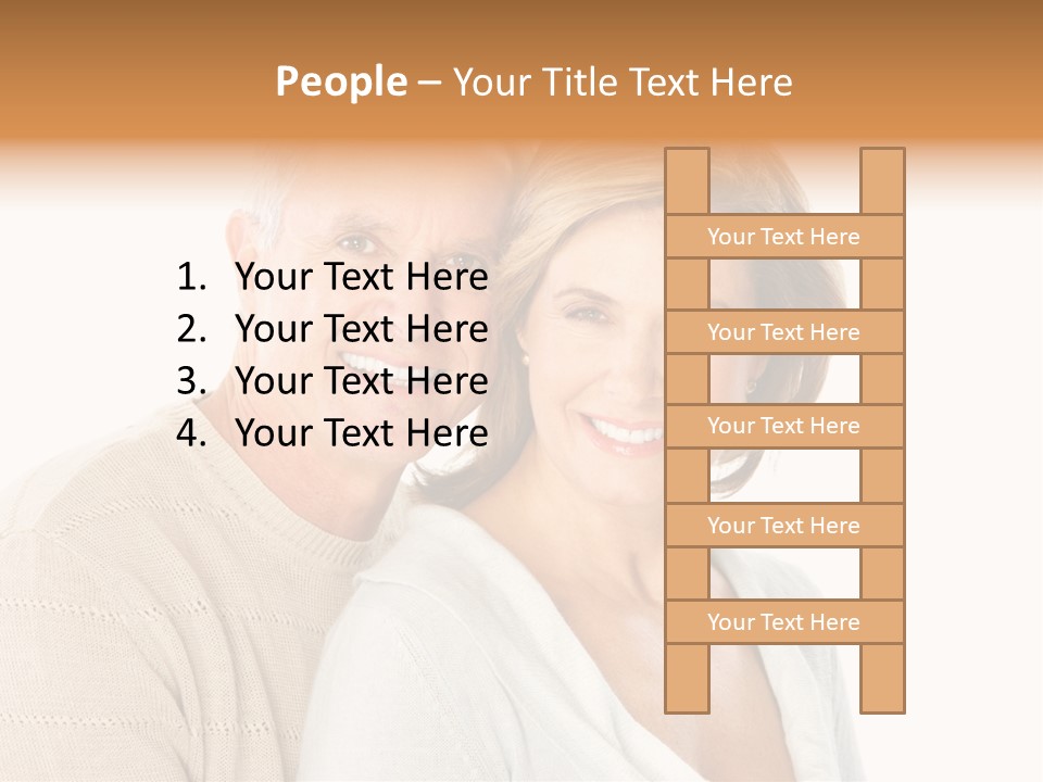 Family Pensioner Mature PowerPoint Template