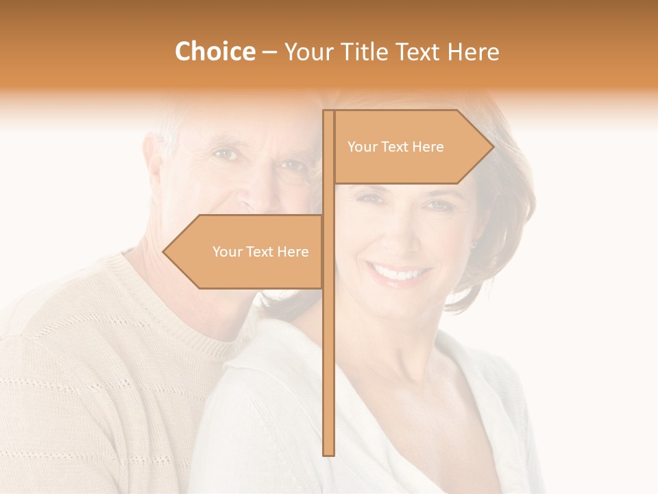 Family Pensioner Mature PowerPoint Template