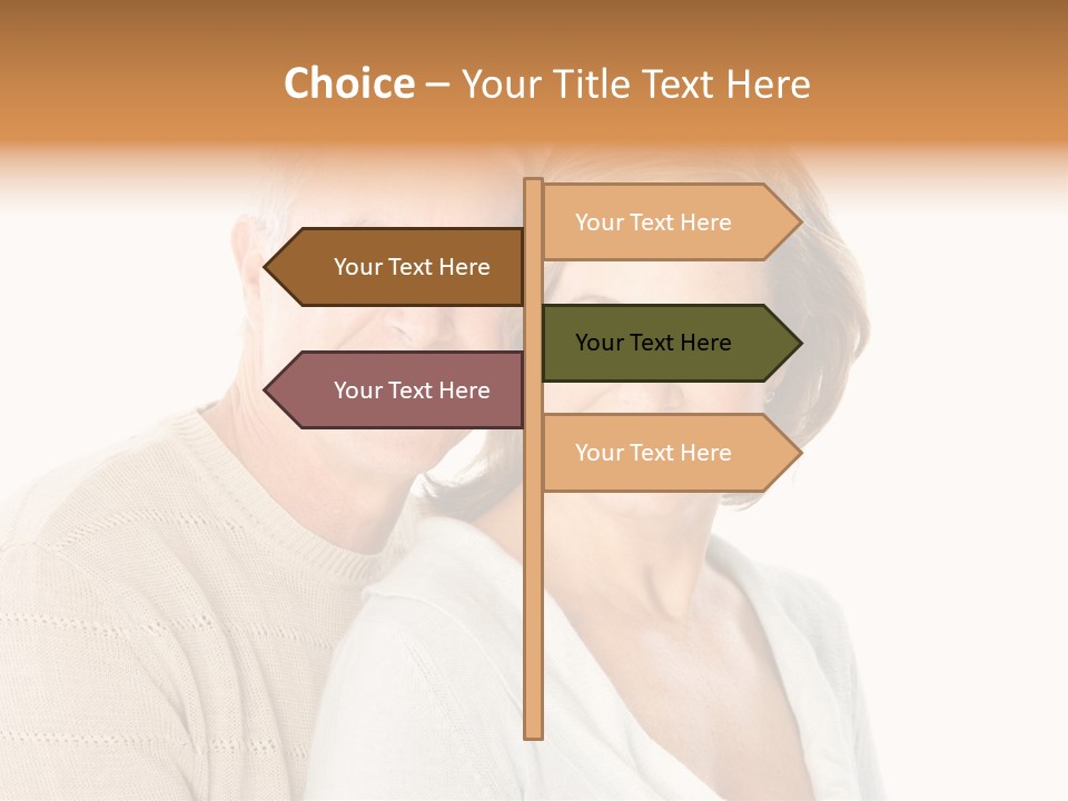 Family Pensioner Mature PowerPoint Template