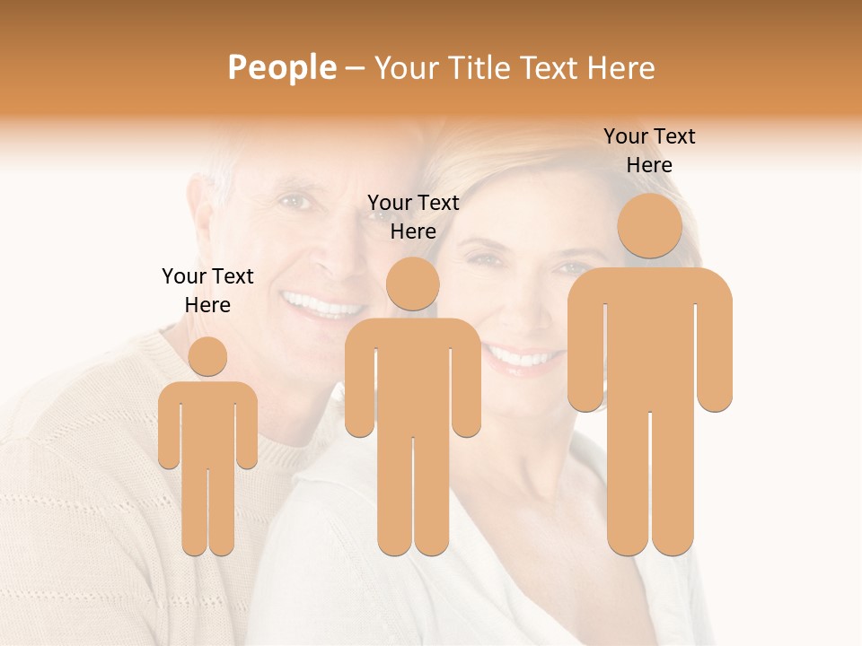 Family Pensioner Mature PowerPoint Template