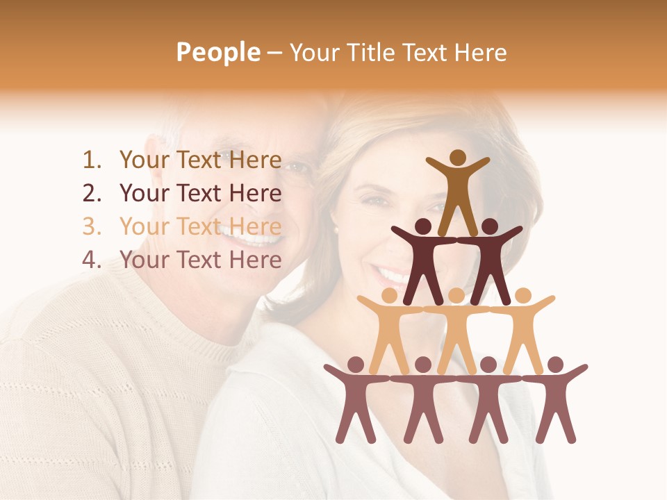 Family Pensioner Mature PowerPoint Template