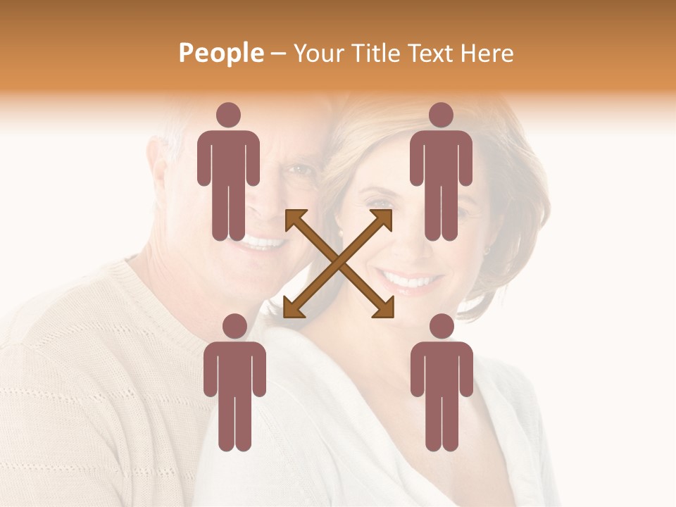 Family Pensioner Mature PowerPoint Template