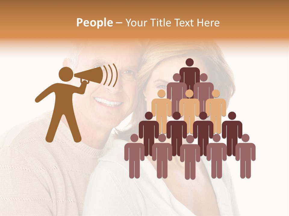 Family Pensioner Mature PowerPoint Template