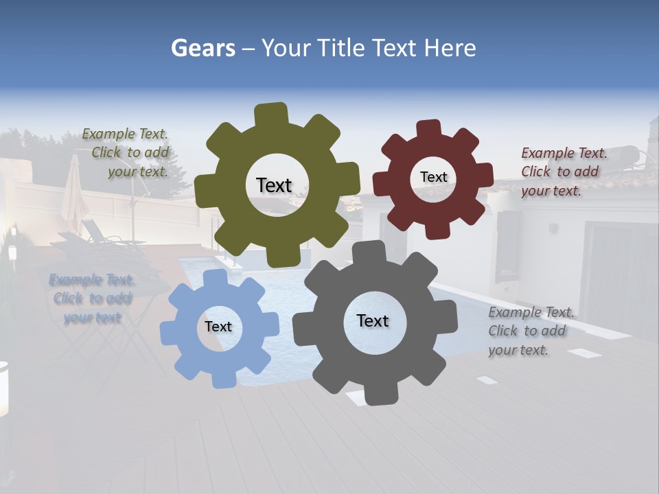 New Swimming Large PowerPoint Template