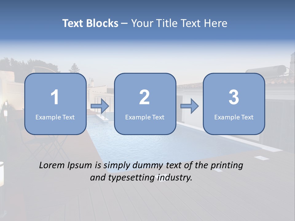 New Swimming Large PowerPoint Template