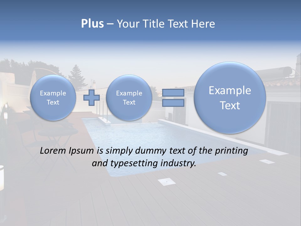New Swimming Large PowerPoint Template