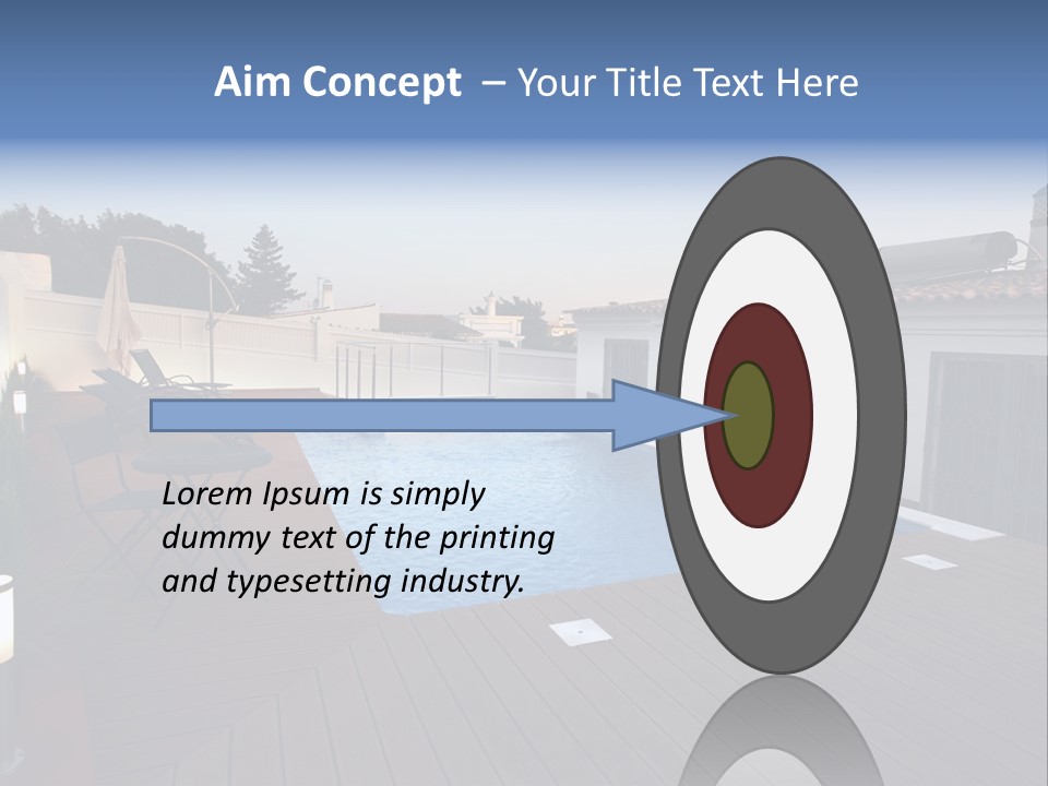 New Swimming Large PowerPoint Template