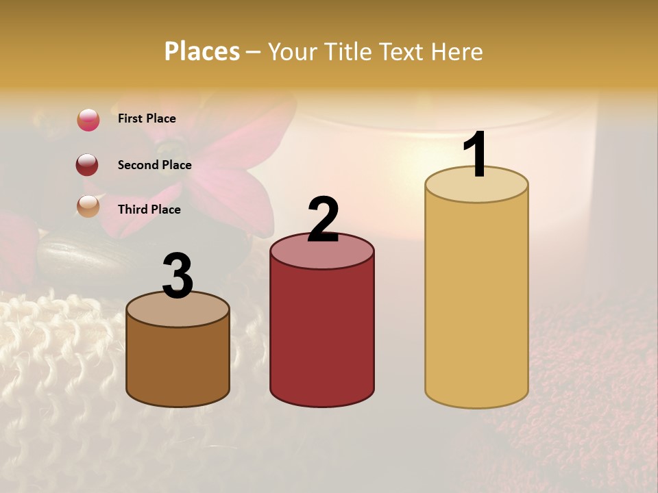 Deep Candle Sponge PowerPoint Template