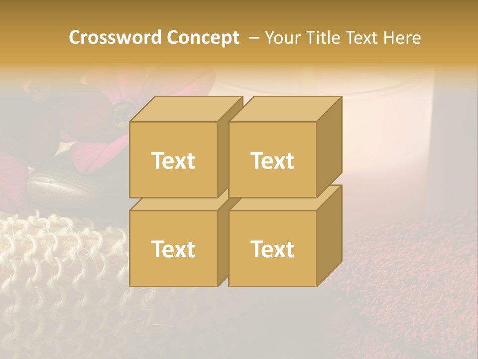 Deep Candle Sponge PowerPoint Template