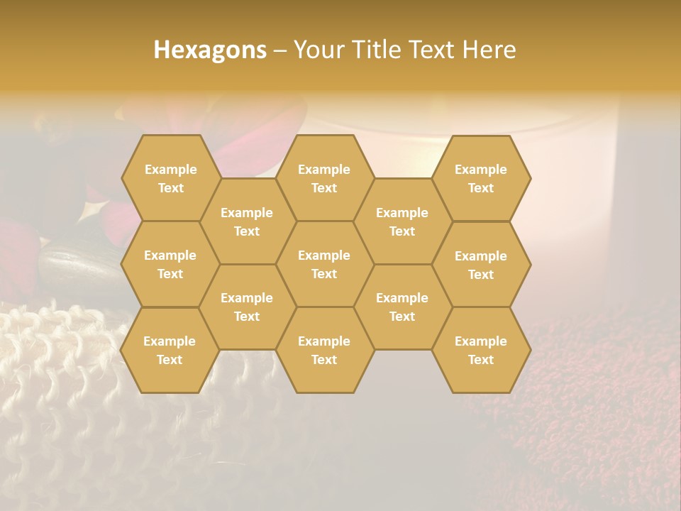 Deep Candle Sponge PowerPoint Template