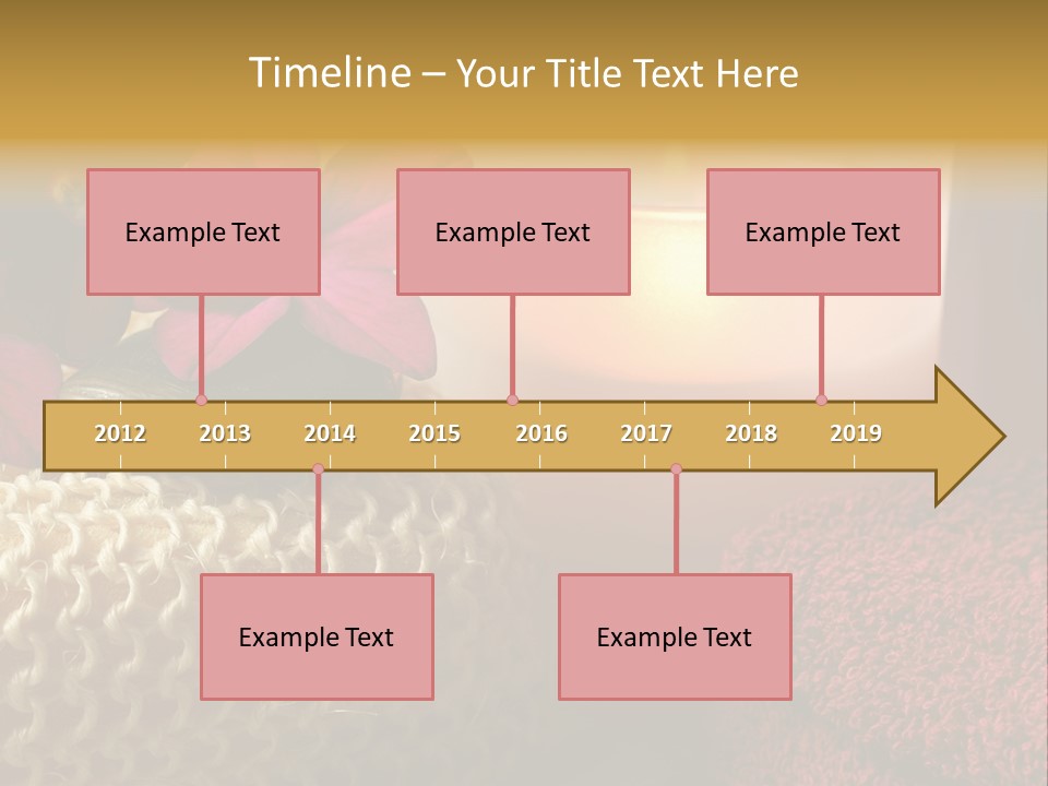 Deep Candle Sponge PowerPoint Template
