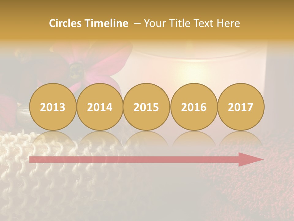 Deep Candle Sponge PowerPoint Template