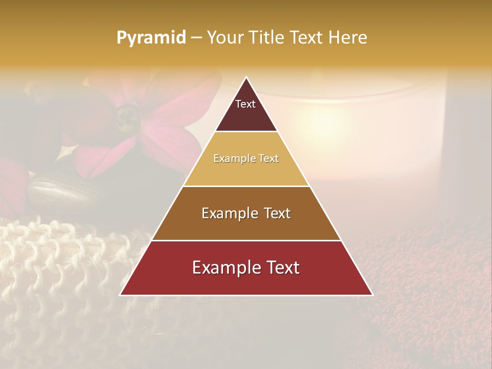 Deep Candle Sponge PowerPoint Template