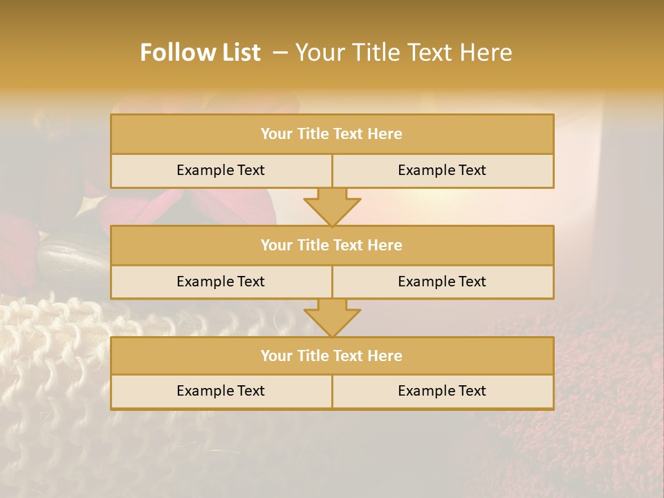 Deep Candle Sponge PowerPoint Template