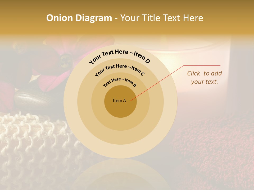 Deep Candle Sponge PowerPoint Template