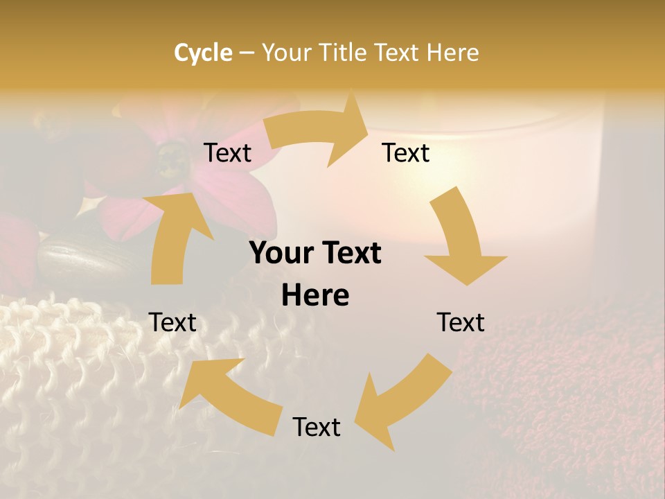 Deep Candle Sponge PowerPoint Template