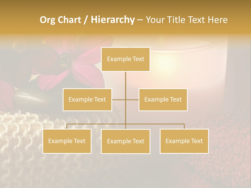 Deep Candle Sponge PowerPoint Template