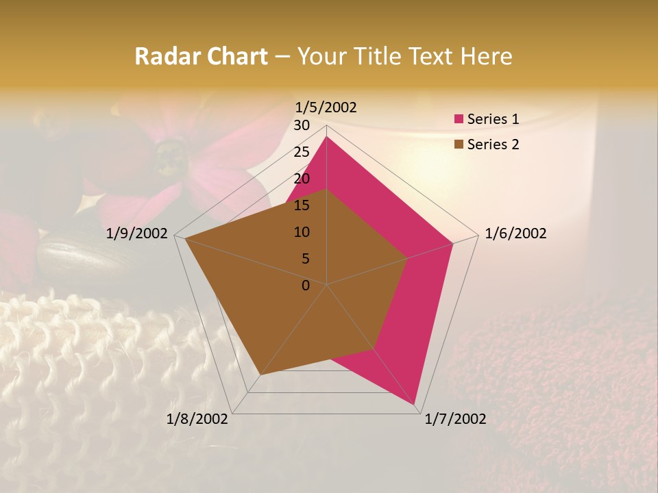 Deep Candle Sponge PowerPoint Template