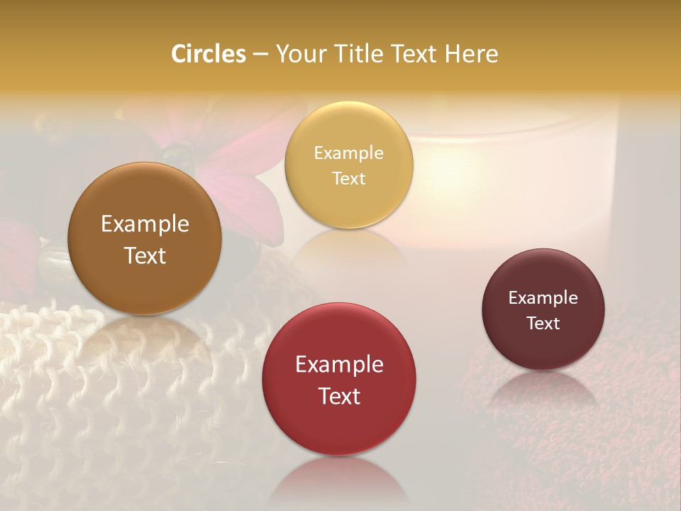 Deep Candle Sponge PowerPoint Template