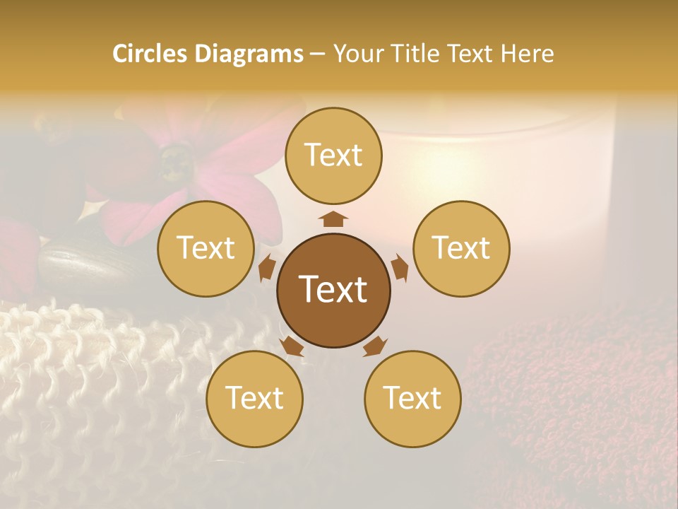 Deep Candle Sponge PowerPoint Template
