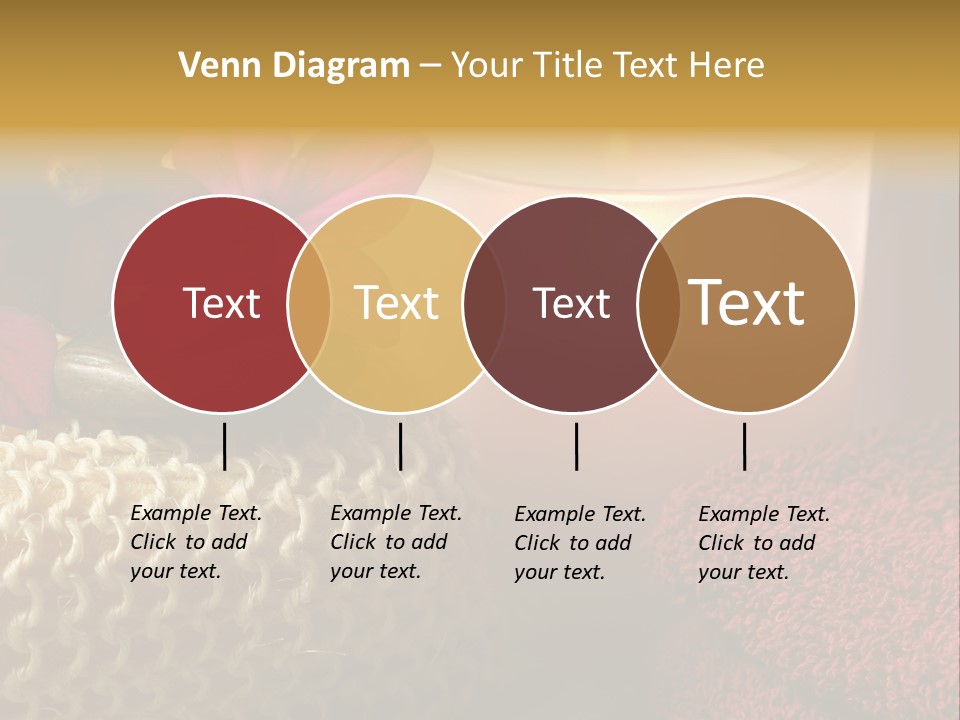 Deep Candle Sponge PowerPoint Template