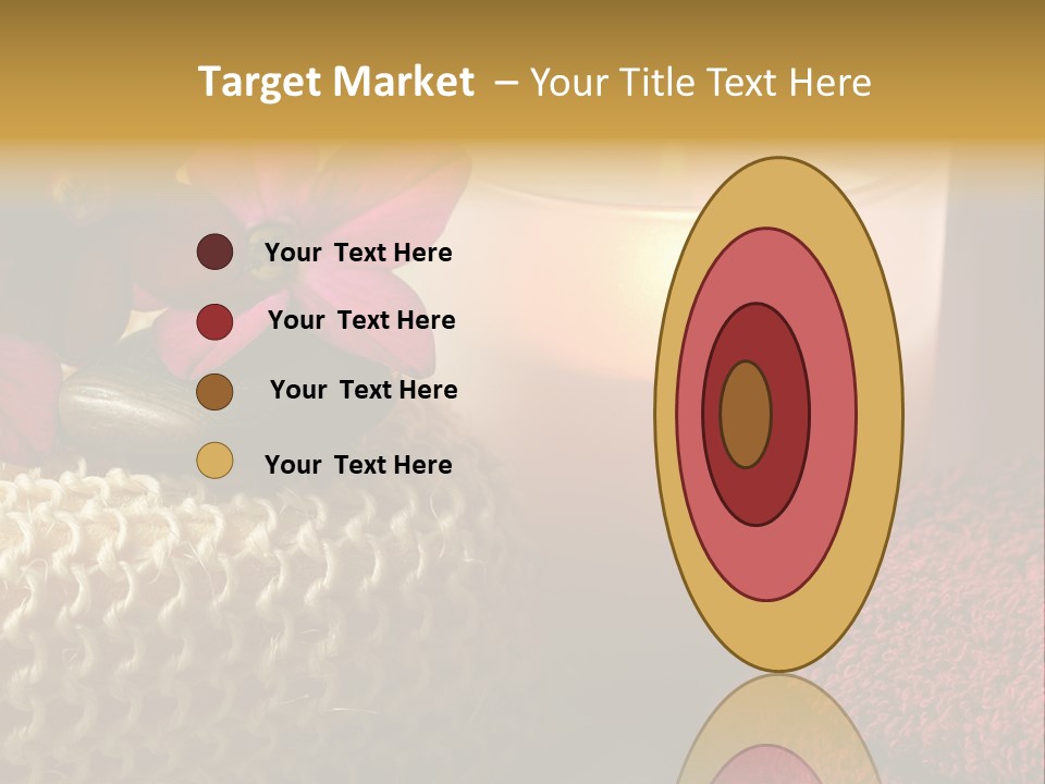 Deep Candle Sponge PowerPoint Template