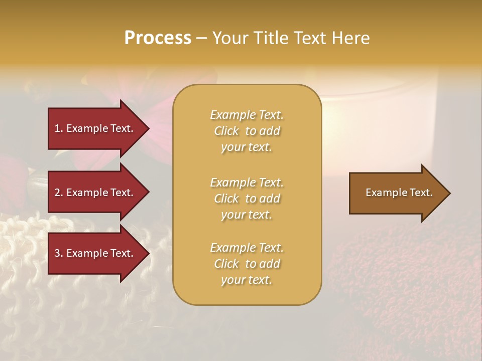 Deep Candle Sponge PowerPoint Template